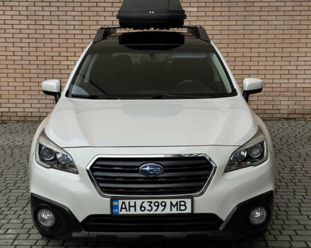 Белый Субару Аутбек, объемом двигателя 2.5 л и пробегом 162 тыс. км за 12300 $, фото 1 на Automoto.ua