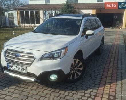 Белый Субару Аутбек, объемом двигателя 2.5 л и пробегом 154 тыс. км за 16900 $, фото 1 на Automoto.ua