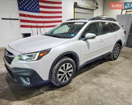 Белый Субару Аутбек, объемом двигателя 2.5 л и пробегом 46 тыс. км за 4500 $, фото 1 на Automoto.ua