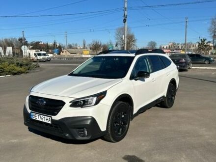 Белый Субару Аутбек, объемом двигателя 2.39 л и пробегом 47 тыс. км за 27100 $, фото 1 на Automoto.ua