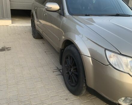 Бежевый Субару Аутбек, объемом двигателя 3 л и пробегом 360 тыс. км за 6500 $, фото 4 на Automoto.ua