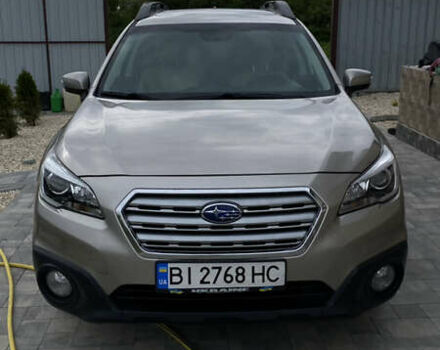 Бежевый Субару Аутбек, объемом двигателя 2.5 л и пробегом 280 тыс. км за 12500 $, фото 4 на Automoto.ua