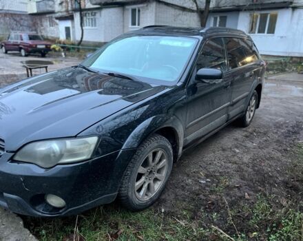 Черный Субару Аутбек, объемом двигателя 3 л и пробегом 308 тыс. км за 5950 $, фото 2 на Automoto.ua