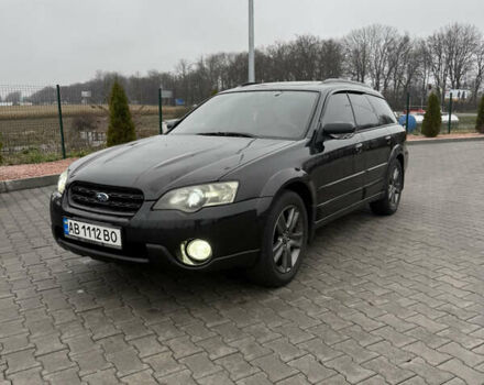 Черный Субару Аутбек, объемом двигателя 2.46 л и пробегом 289 тыс. км за 6000 $, фото 2 на Automoto.ua