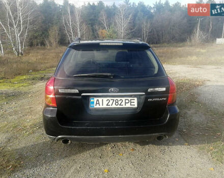 Черный Субару Аутбек, объемом двигателя 2.46 л и пробегом 252 тыс. км за 5650 $, фото 1 на Automoto.ua