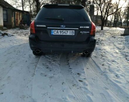 Черный Субару Аутбек, объемом двигателя 2.46 л и пробегом 316 тыс. км за 5600 $, фото 3 на Automoto.ua