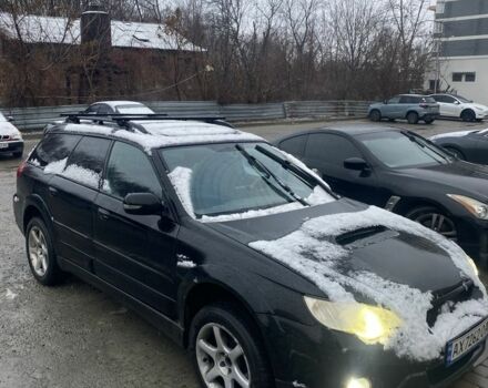 Черный Субару Аутбек, объемом двигателя 2.5 л и пробегом 200 тыс. км за 7500 $, фото 2 на Automoto.ua