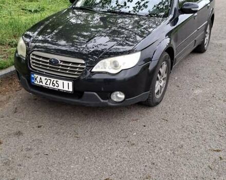 Черный Субару Аутбек, объемом двигателя 2.46 л и пробегом 229 тыс. км за 5800 $, фото 1 на Automoto.ua