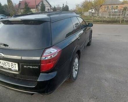 Черный Субару Аутбек, объемом двигателя 3 л и пробегом 325 тыс. км за 8500 $, фото 9 на Automoto.ua