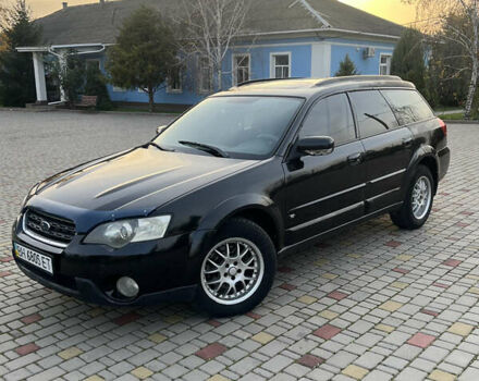 Черный Субару Аутбек, объемом двигателя 2.5 л и пробегом 325 тыс. км за 6600 $, фото 3 на Automoto.ua