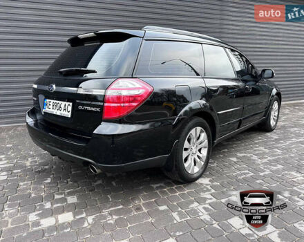 Черный Субару Аутбек, объемом двигателя 3 л и пробегом 280 тыс. км за 8500 $, фото 1 на Automoto.ua