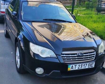 Черный Субару Аутбек, объемом двигателя 3 л и пробегом 270 тыс. км за 7900 $, фото 1 на Automoto.ua