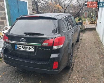 Черный Субару Аутбек, объемом двигателя 2.5 л и пробегом 192 тыс. км за 11000 $, фото 5 на Automoto.ua