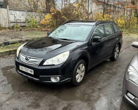Черный Субару Аутбек, объемом двигателя 2.46 л и пробегом 284 тыс. км за 9500 $, фото 2 на Automoto.ua