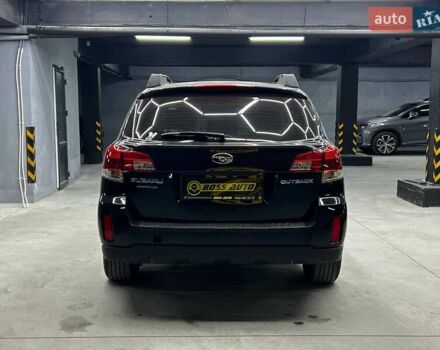 Черный Субару Аутбек, объемом двигателя 2.5 л и пробегом 238 тыс. км за 10300 $, фото 4 на Automoto.ua