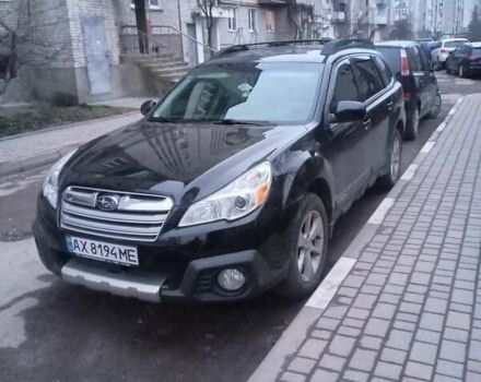 Черный Субару Аутбек, объемом двигателя 2.5 л и пробегом 180 тыс. км за 11000 $, фото 4 на Automoto.ua