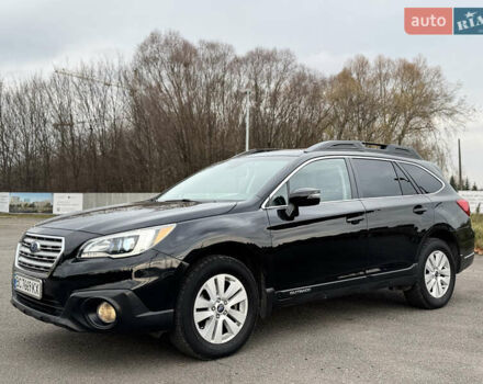 Черный Субару Аутбек, объемом двигателя 2.5 л и пробегом 125 тыс. км за 14990 $, фото 2 на Automoto.ua