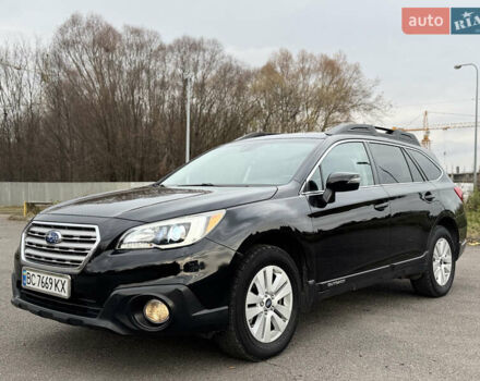 Черный Субару Аутбек, объемом двигателя 2.5 л и пробегом 125 тыс. км за 14990 $, фото 1 на Automoto.ua