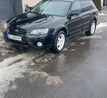 Черный Субару Аутбек, объемом двигателя 2.5 л и пробегом 345 тыс. км за 4900 $, фото 1 на Automoto.ua