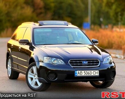 Черный Субару Аутбек, объемом двигателя 3 л и пробегом 250 тыс. км за 6500 $, фото 1 на Automoto.ua