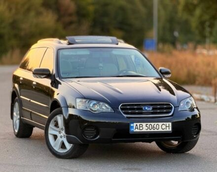 Черный Субару Аутбек, объемом двигателя 3 л и пробегом 300 тыс. км за 5650 $, фото 1 на Automoto.ua