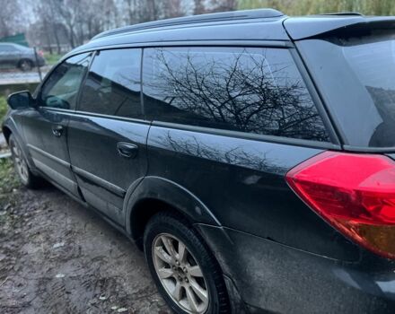 Черный Субару Аутбек, объемом двигателя 3 л и пробегом 308 тыс. км за 5950 $, фото 1 на Automoto.ua