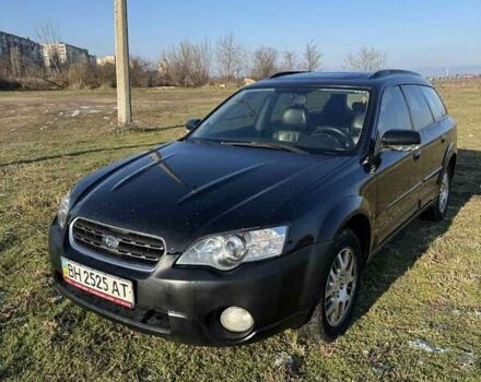 Черный Субару Аутбек, объемом двигателя 2.46 л и пробегом 370 тыс. км за 5000 $, фото 1 на Automoto.ua