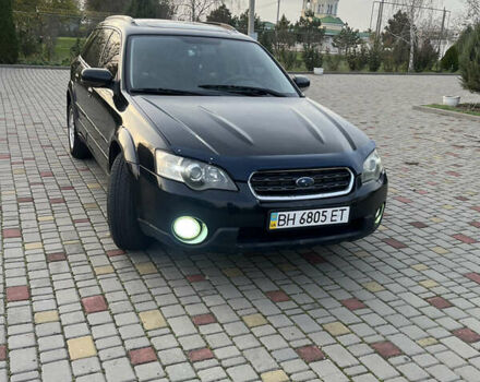 Черный Субару Аутбек, объемом двигателя 2.5 л и пробегом 325 тыс. км за 6600 $, фото 1 на Automoto.ua