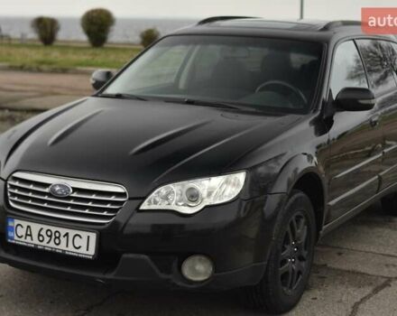 Черный Субару Аутбек, объемом двигателя 2.46 л и пробегом 215 тыс. км за 6700 $, фото 1 на Automoto.ua