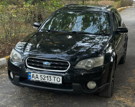 Черный Субару Аутбек, объемом двигателя 3 л и пробегом 301 тыс. км за 6500 $, фото 1 на Automoto.ua