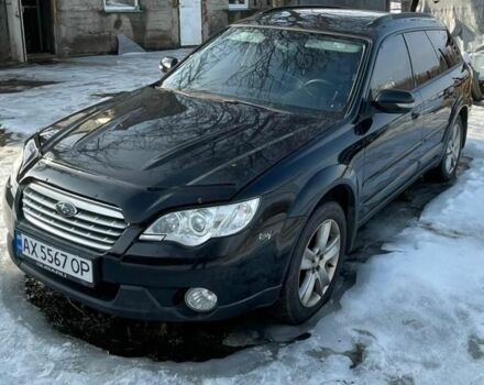 Черный Субару Аутбек, объемом двигателя 2.5 л и пробегом 203 тыс. км за 7500 $, фото 1 на Automoto.ua