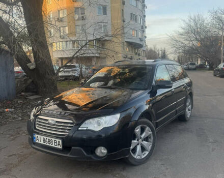 Чорний Субару Аутбек, об'ємом двигуна 3 л та пробігом 235 тис. км за 6500 $, фото 1 на Automoto.ua
