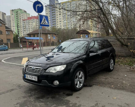 Черный Субару Аутбек, объемом двигателя 3 л и пробегом 230 тыс. км за 6500 $, фото 1 на Automoto.ua