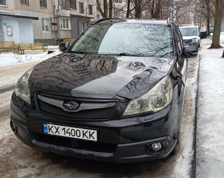 Черный Субару Аутбек, объемом двигателя 2.46 л и пробегом 240 тыс. км за 8700 $, фото 1 на Automoto.ua