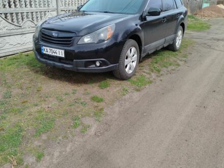 Черный Субару Аутбек, объемом двигателя 2.5 л и пробегом 277 тыс. км за 9500 $, фото 1 на Automoto.ua