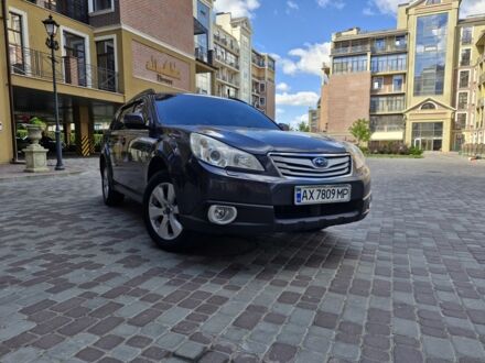 Черный Субару Аутбек, объемом двигателя 2.5 л и пробегом 218 тыс. км за 10800 $, фото 1 на Automoto.ua