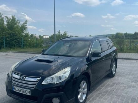 Чорний Субару Аутбек, об'ємом двигуна 2 л та пробігом 303 тис. км за 9100 $, фото 1 на Automoto.ua