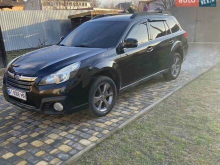 Черный Субару Аутбек, объемом двигателя 2.46 л и пробегом 230 тыс. км за 11200 $, фото 1 на Automoto.ua