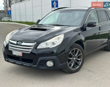 Черный Субару Аутбек, объемом двигателя 2 л и пробегом 182 тыс. км за 8990 $, фото 1 на Automoto.ua