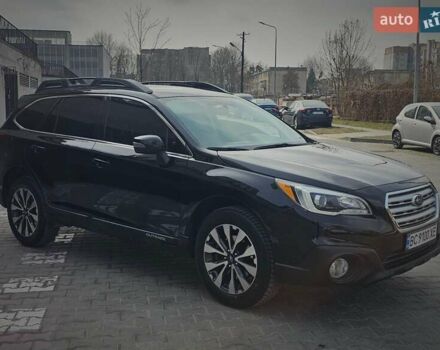 Черный Субару Аутбек, объемом двигателя 2.46 л и пробегом 78 тыс. км за 13800 $, фото 1 на Automoto.ua