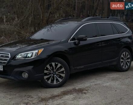 Черный Субару Аутбек, объемом двигателя 2.5 л и пробегом 225 тыс. км за 14500 $, фото 1 на Automoto.ua
