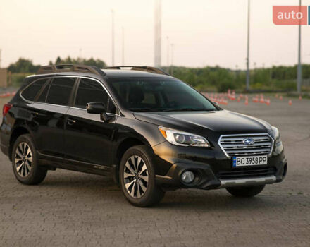 Черный Субару Аутбек, объемом двигателя 2.46 л и пробегом 180 тыс. км за 16900 $, фото 1 на Automoto.ua