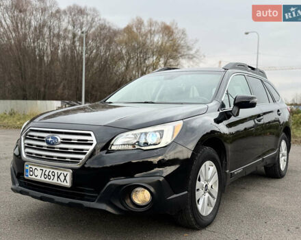Черный Субару Аутбек, объемом двигателя 2.5 л и пробегом 125 тыс. км за 14990 $, фото 1 на Automoto.ua