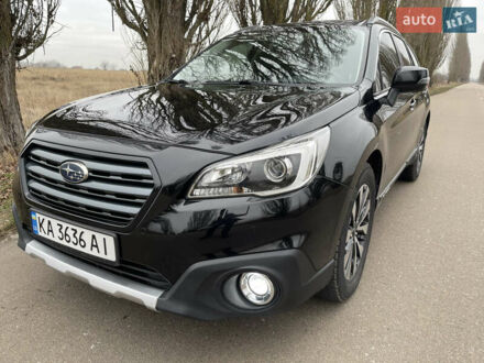 Чорний Субару Аутбек, об'ємом двигуна 2 л та пробігом 103 тис. км за 18300 $, фото 1 на Automoto.ua