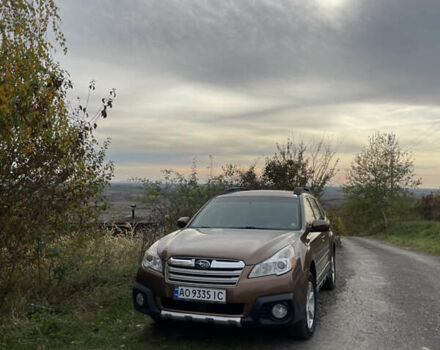 Коричневый Субару Аутбек, объемом двигателя 2.46 л и пробегом 255 тыс. км за 3000 $, фото 2 на Automoto.ua