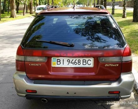 Червоний Субару Аутбек, об'ємом двигуна 2.5 л та пробігом 366 тис. км за 2000 $, фото 2 на Automoto.ua
