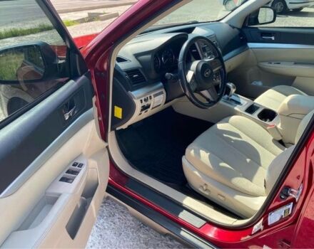 Красный Субару Аутбек, объемом двигателя 2.5 л и пробегом 256 тыс. км за 8999 $, фото 11 на Automoto.ua