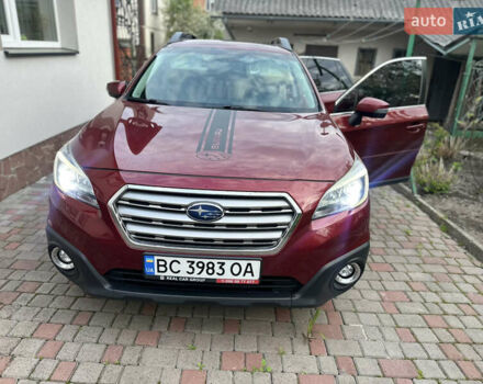 Красный Субару Аутбек, объемом двигателя 3.63 л и пробегом 185 тыс. км за 17000 $, фото 1 на Automoto.ua