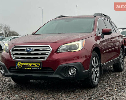 Красный Субару Аутбек, объемом двигателя 3.63 л и пробегом 185 тыс. км за 16999 $, фото 2 на Automoto.ua