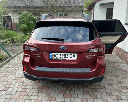 Красный Субару Аутбек, объемом двигателя 3.63 л и пробегом 185 тыс. км за 17000 $, фото 12 на Automoto.ua
